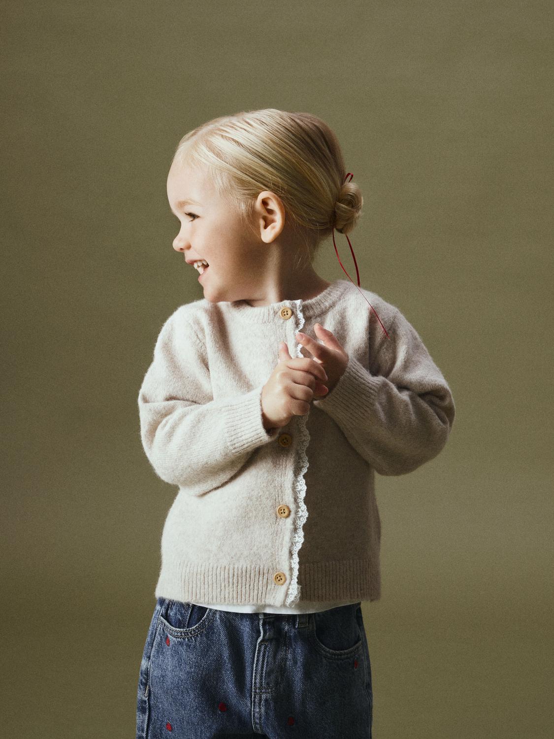 NMFRIKIMMI Knit Cardigan - Peyote Melange